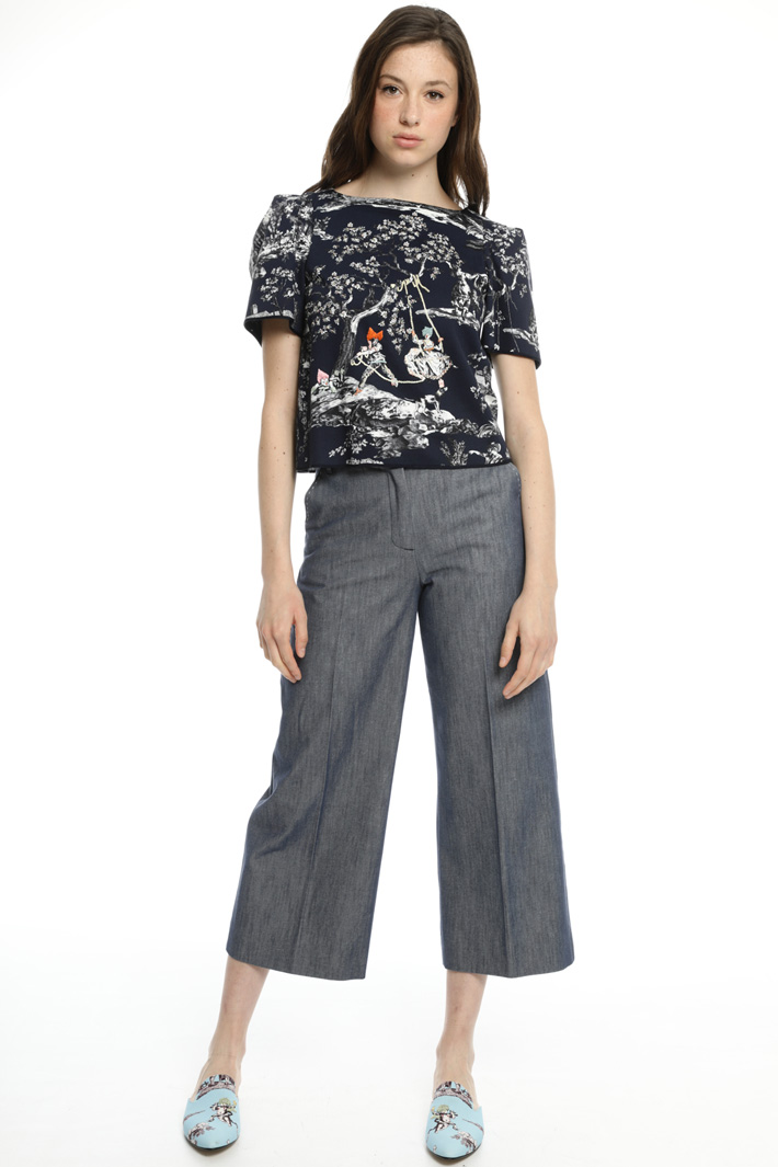 Printed cotton top Intrend Printed cotton top Intrend