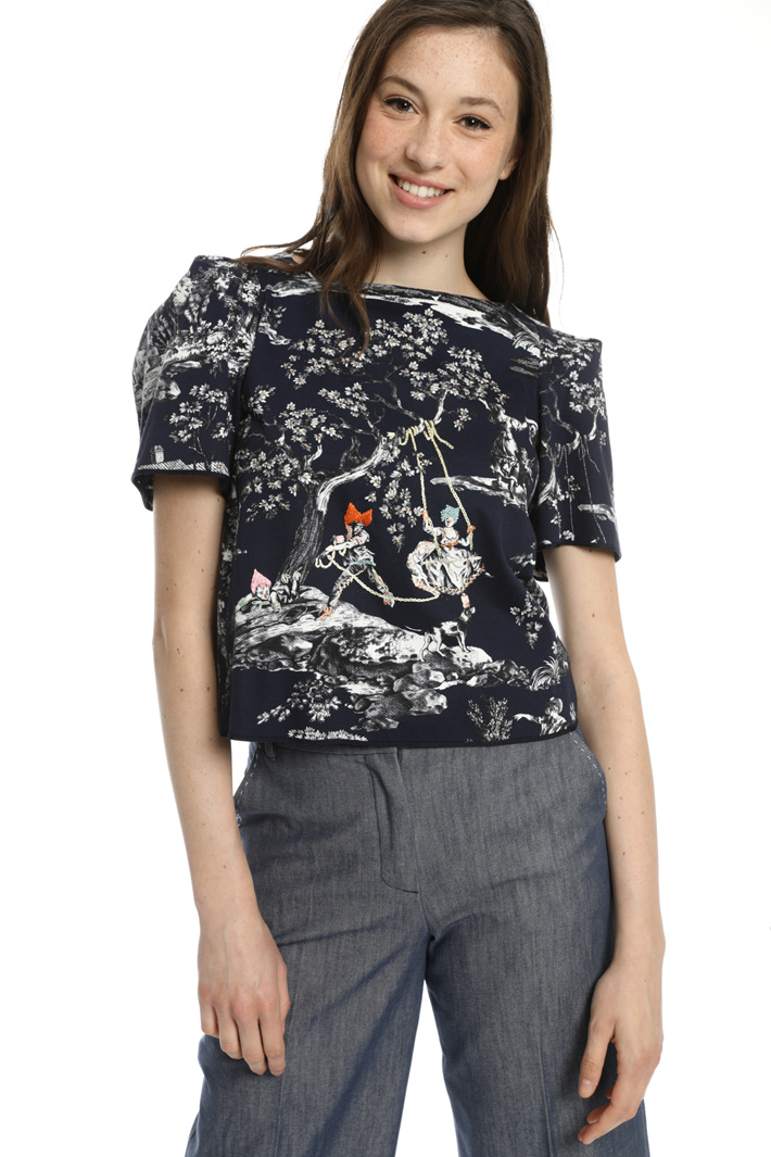 Printed cotton top Intrend Printed cotton top Intrend