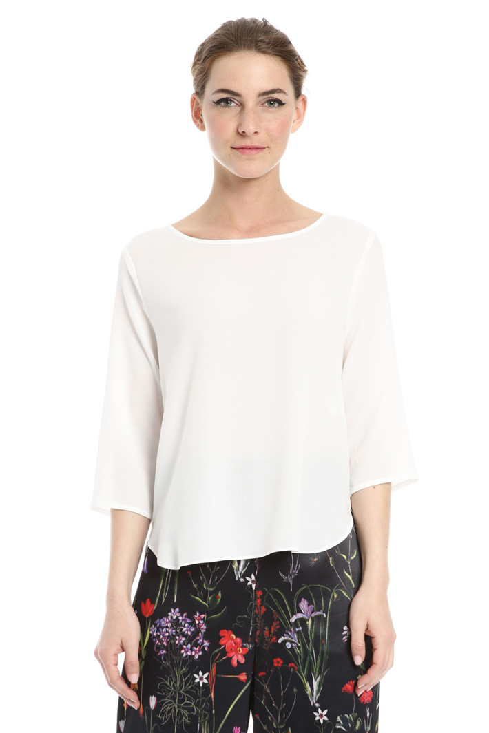 Crepe de chine blouse Intrend Crepe de chine blouse Intrend