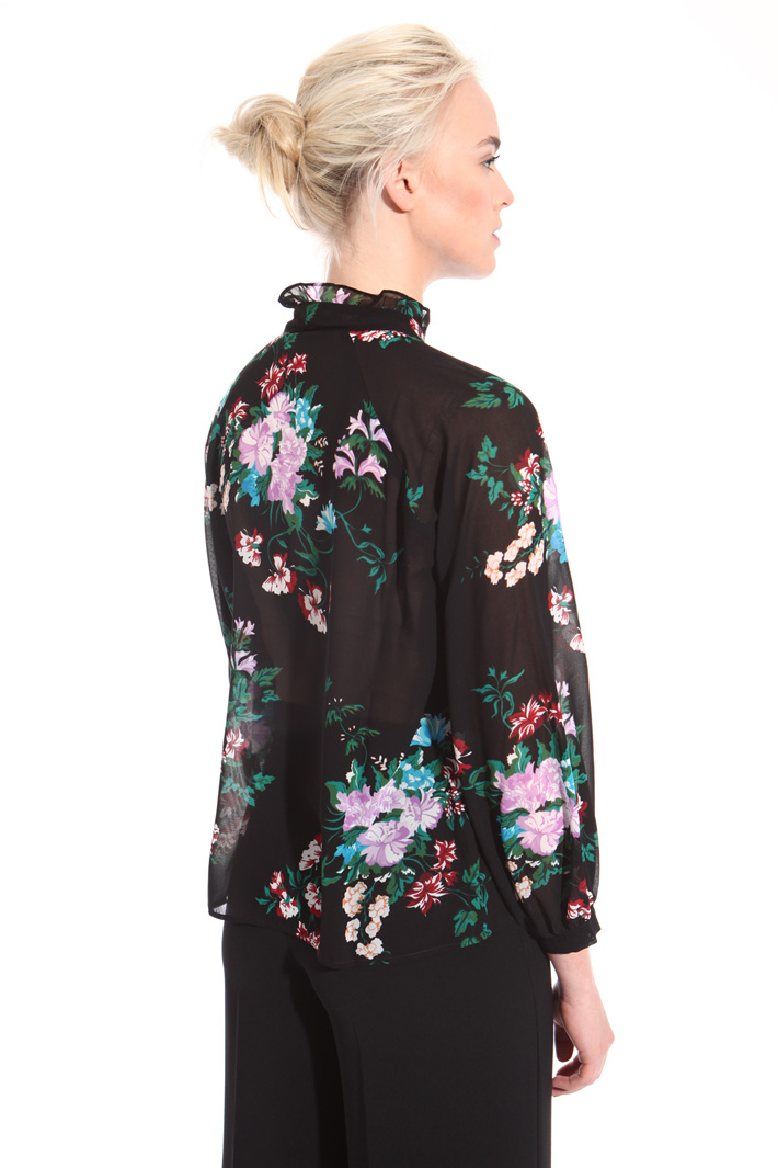 Blusa floreale in georgette Intrend Blusa floreale in georgette Intrend