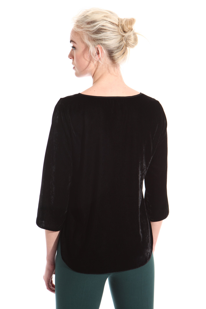 Boxy fit chenille top Intrend Boxy fit chenille top Intrend