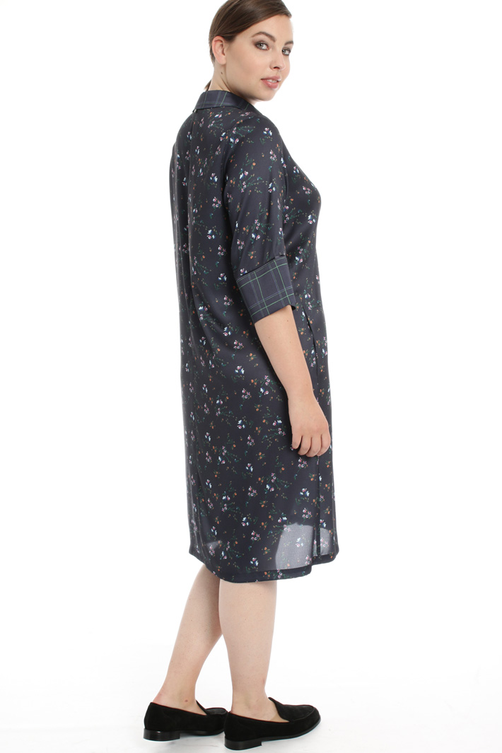 Fluid twill dress Intrend Fluid twill dress Intrend