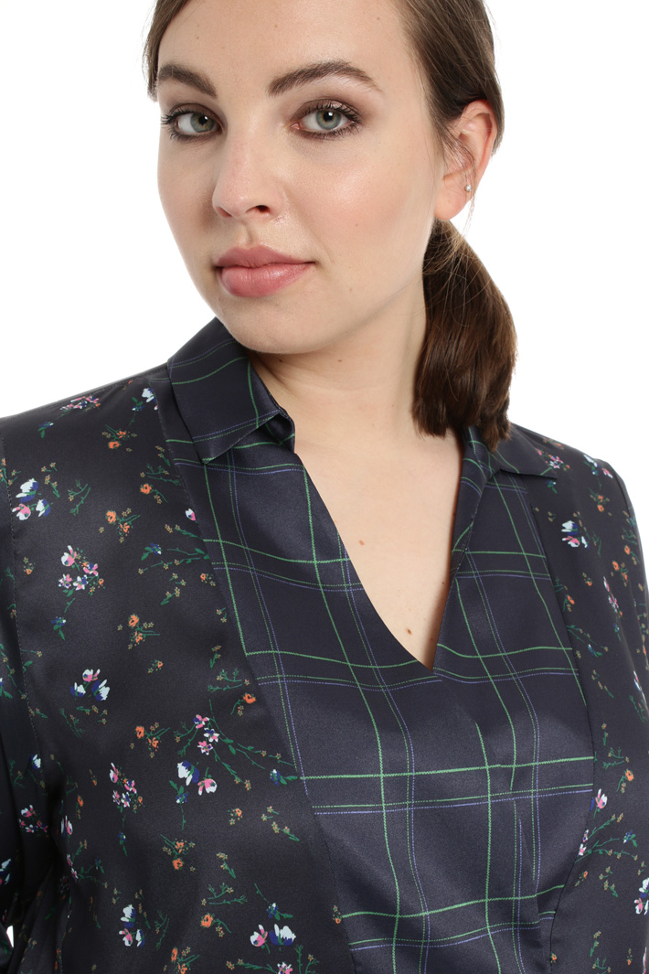 Fluid twill dress Intrend Fluid twill dress Intrend