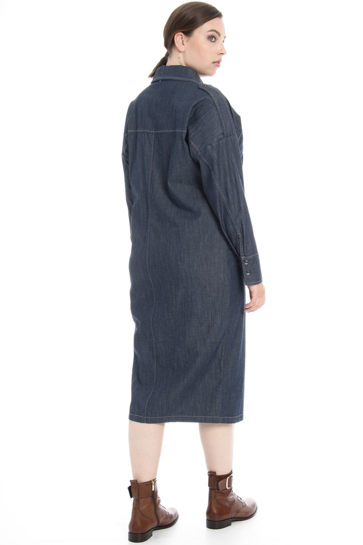 Denim chemisier dress Intrend Denim chemisier dress Intrend