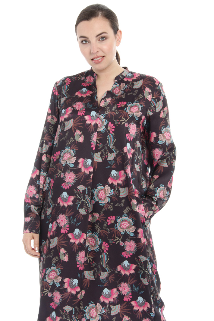 Printed twill dress Intrend Printed twill dress Intrend