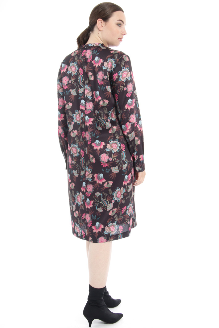 Printed twill dress Intrend Printed twill dress Intrend