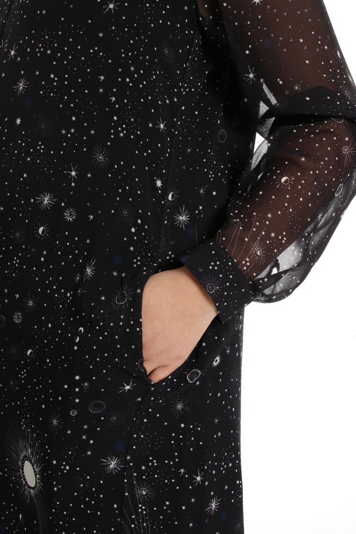 Printed chemisier dress Intrend Printed chemisier dress Intrend