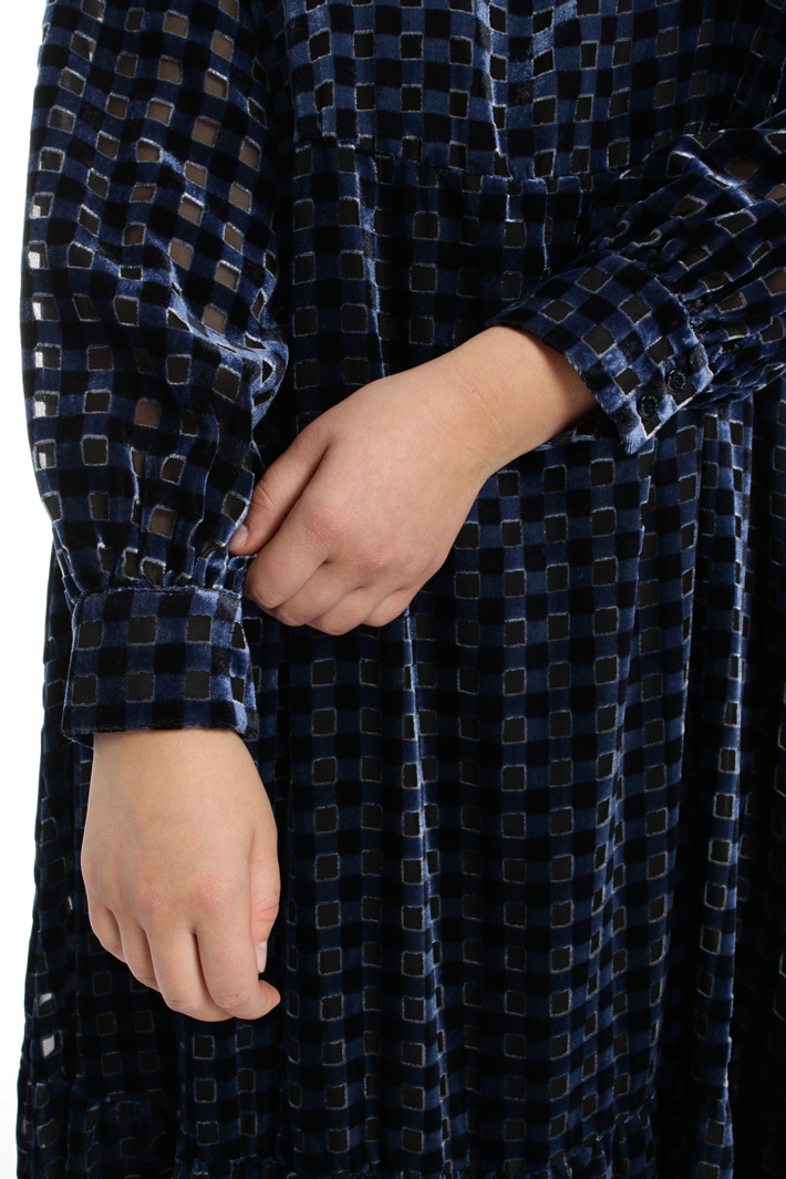 Devoré velvet dress Intrend Devoré velvet dress Intrend