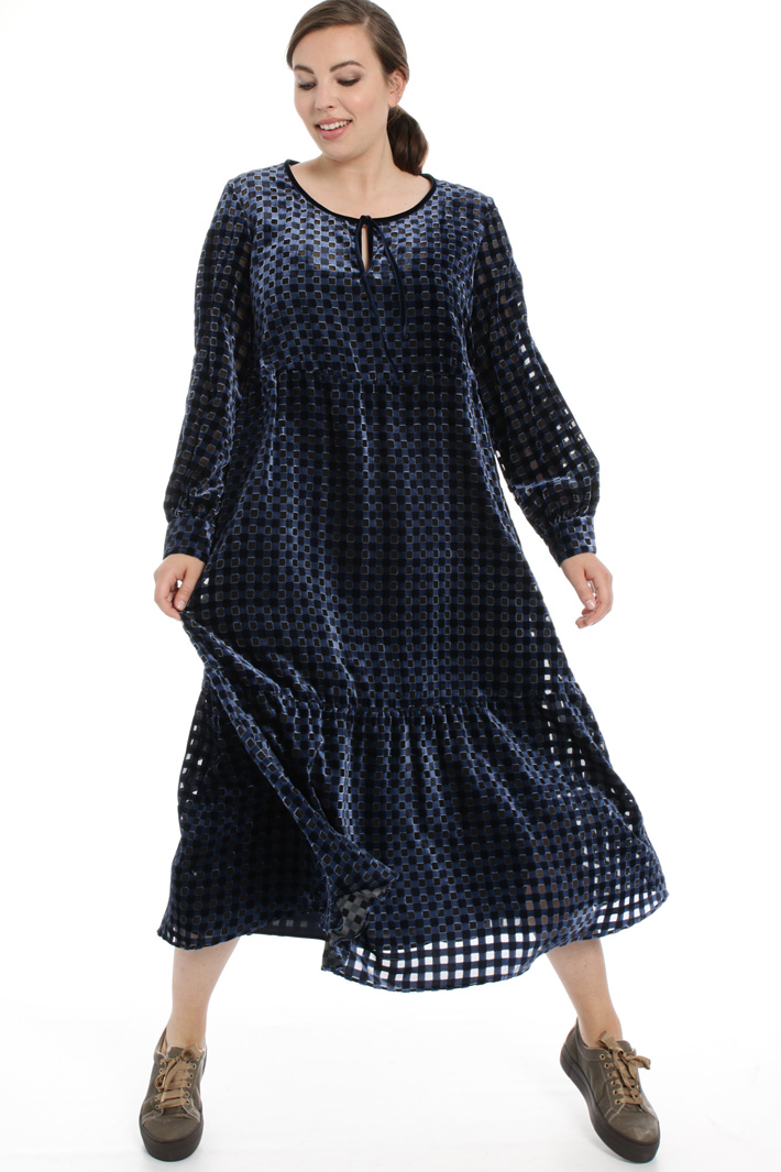 Devoré velvet dress Intrend Devoré velvet dress Intrend