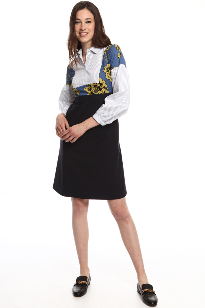 Wool and cotton mix dress Intrend Wool and cotton mix dress Intrend