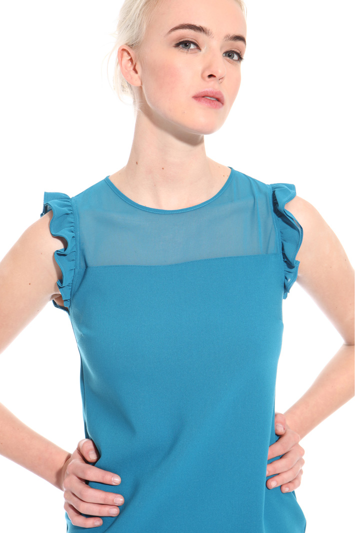 Mini dress in stretch fabric Intrend Mini dress in stretch fabric Intrend