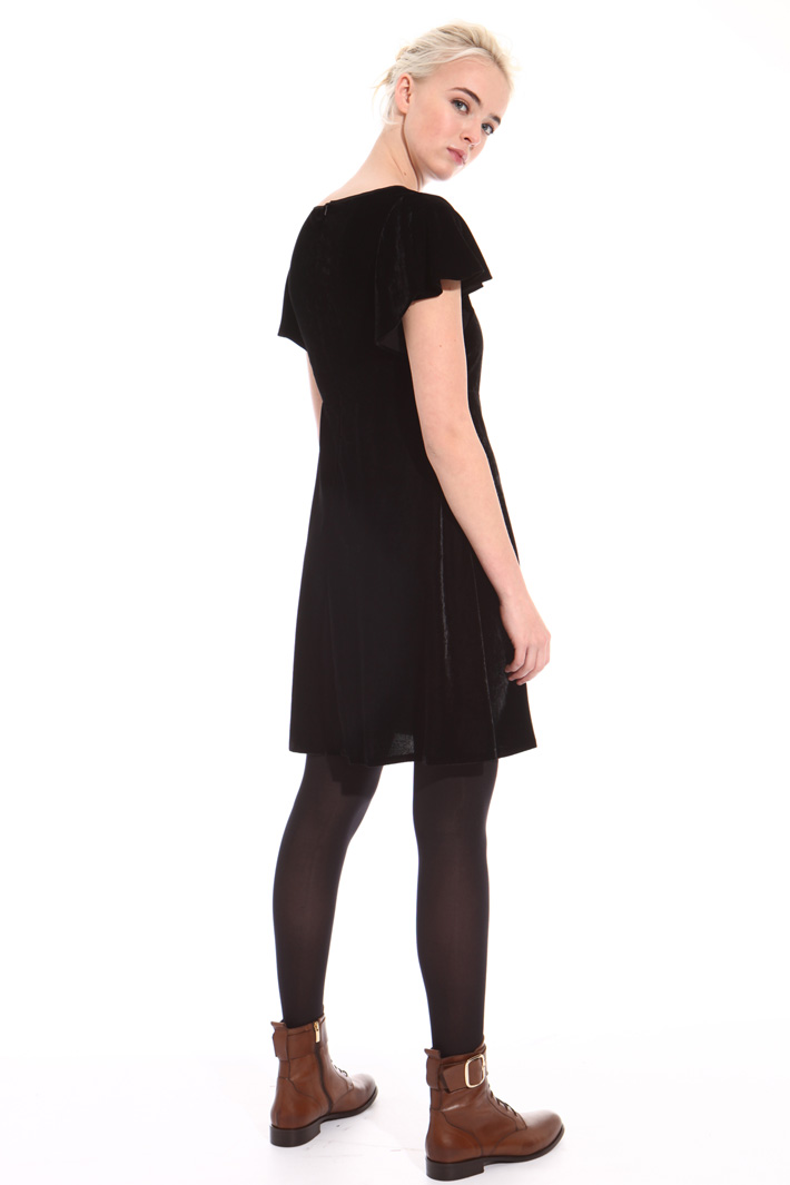Fluid chenille dress Intrend Fluid chenille dress Intrend