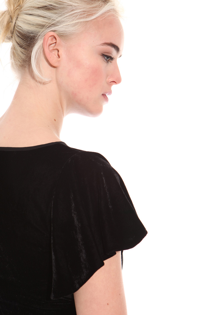 Fluid chenille dress Intrend Fluid chenille dress Intrend