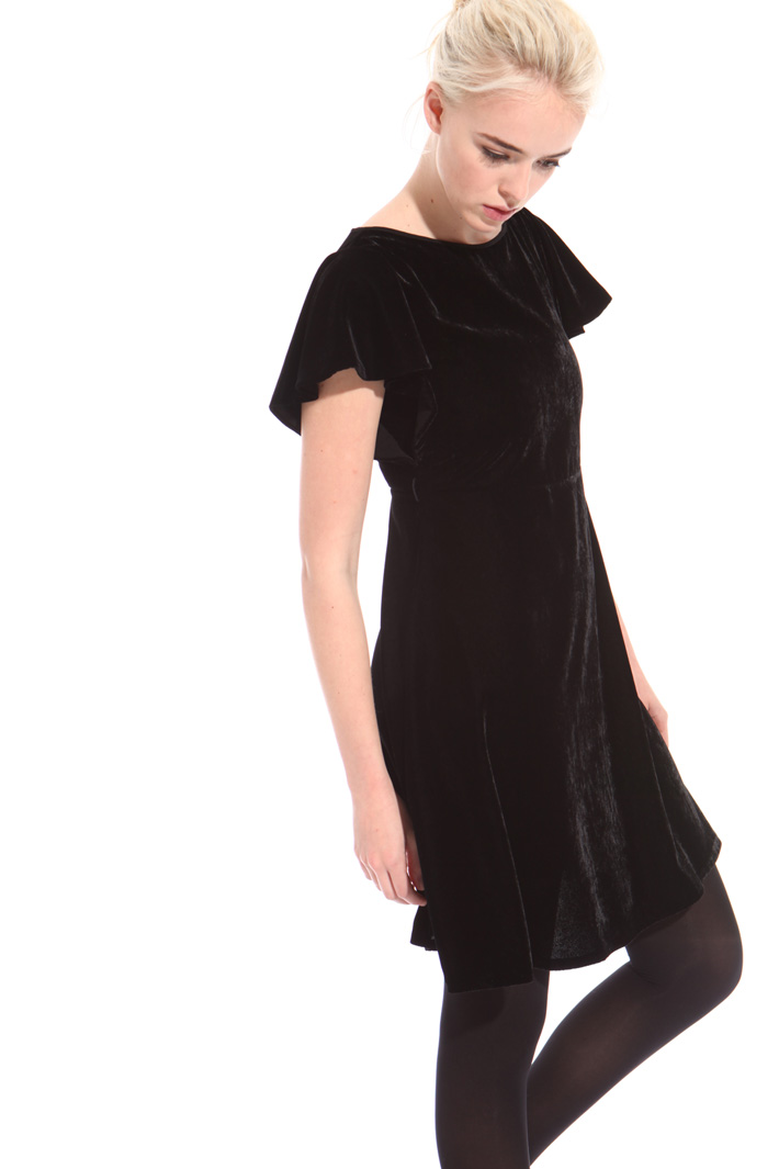 Fluid chenille dress Intrend Fluid chenille dress Intrend