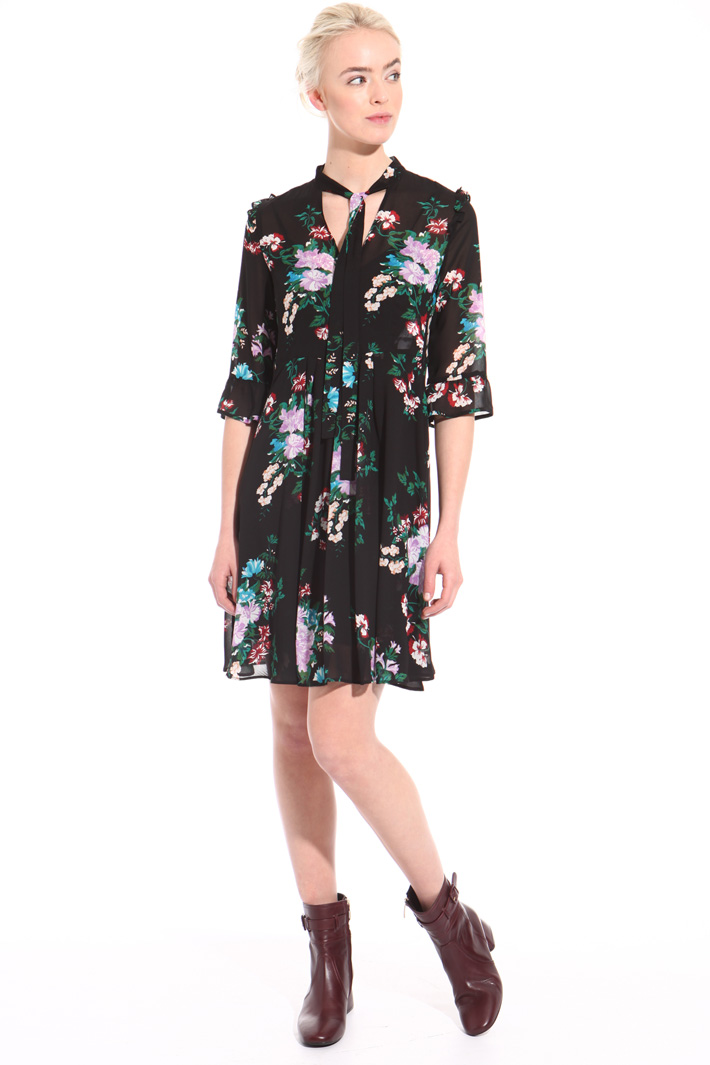 Printed georgette dress Intrend Printed georgette dress Intrend
