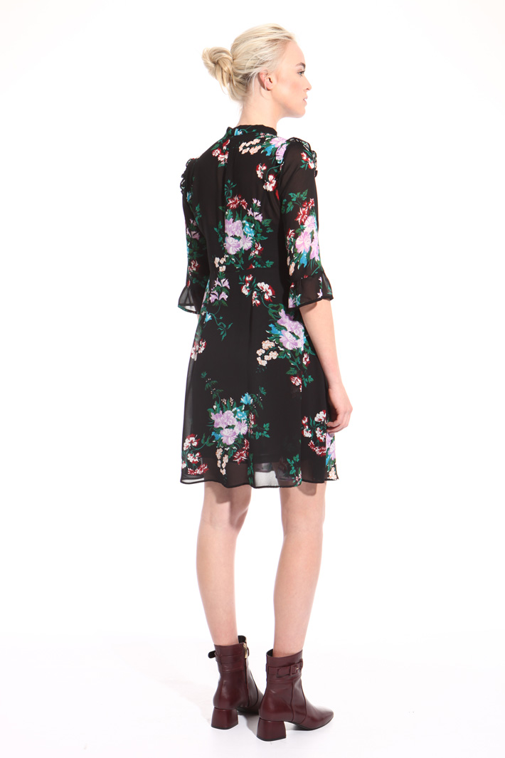 Printed georgette dress Intrend Printed georgette dress Intrend