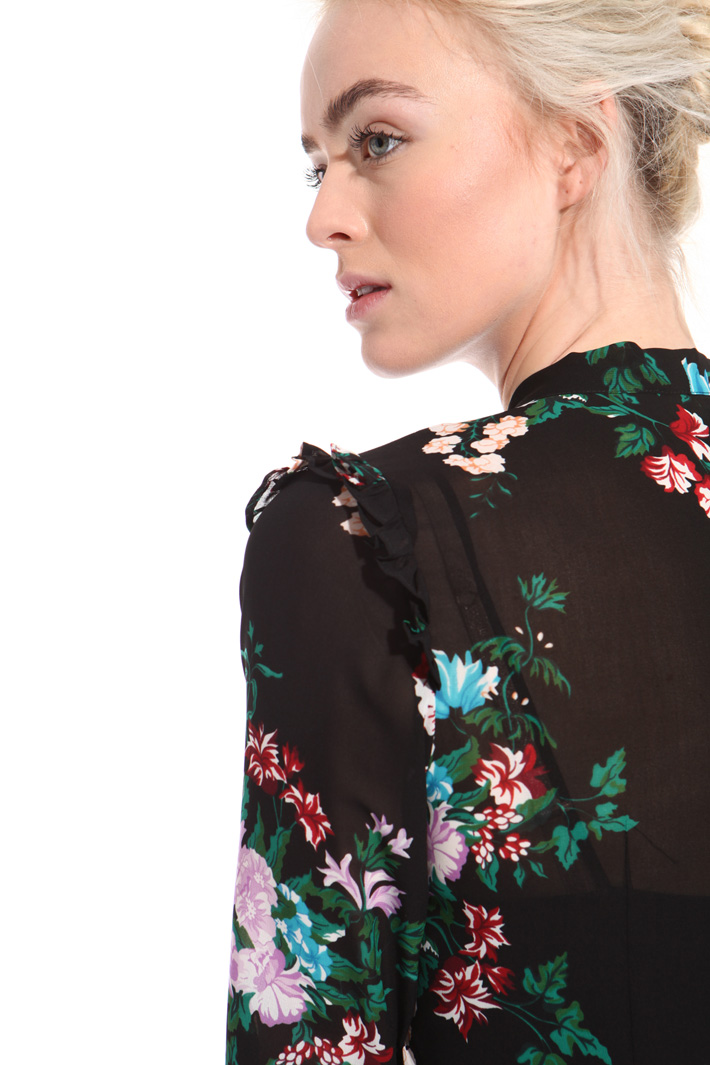 Printed georgette dress Intrend Printed georgette dress Intrend