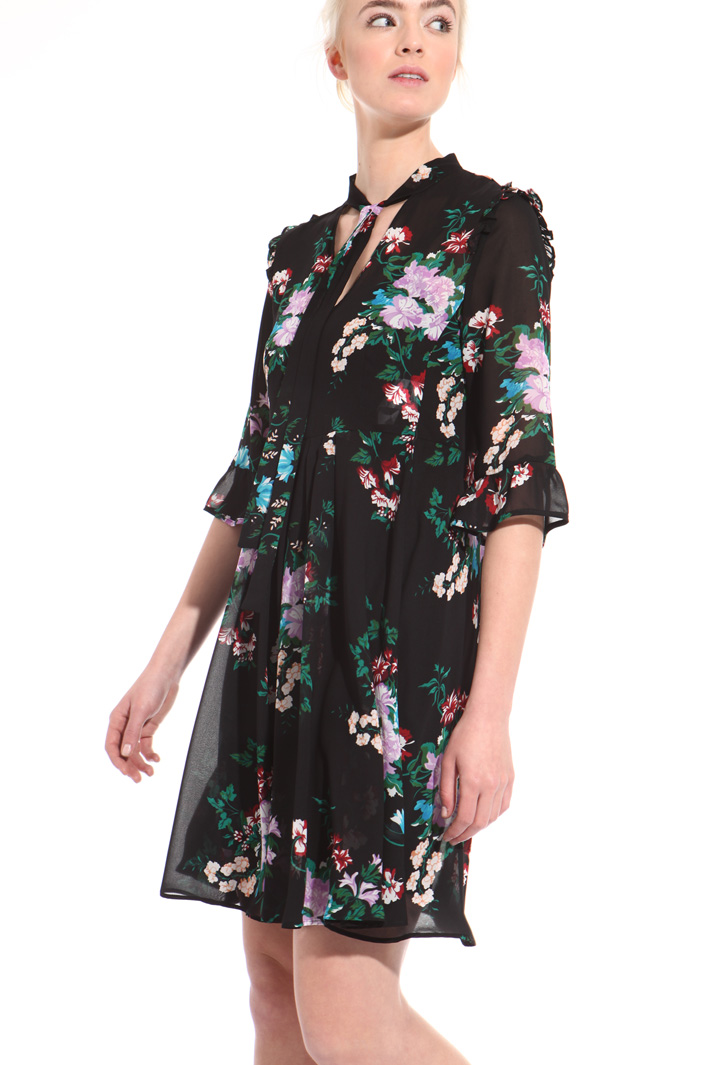 Printed georgette dress Intrend Printed georgette dress Intrend