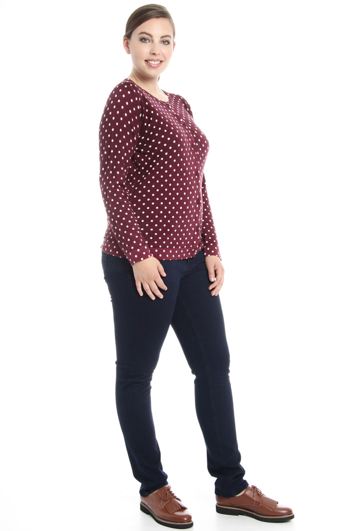 Printed wool cardigan Intrend Printed wool cardigan Intrend