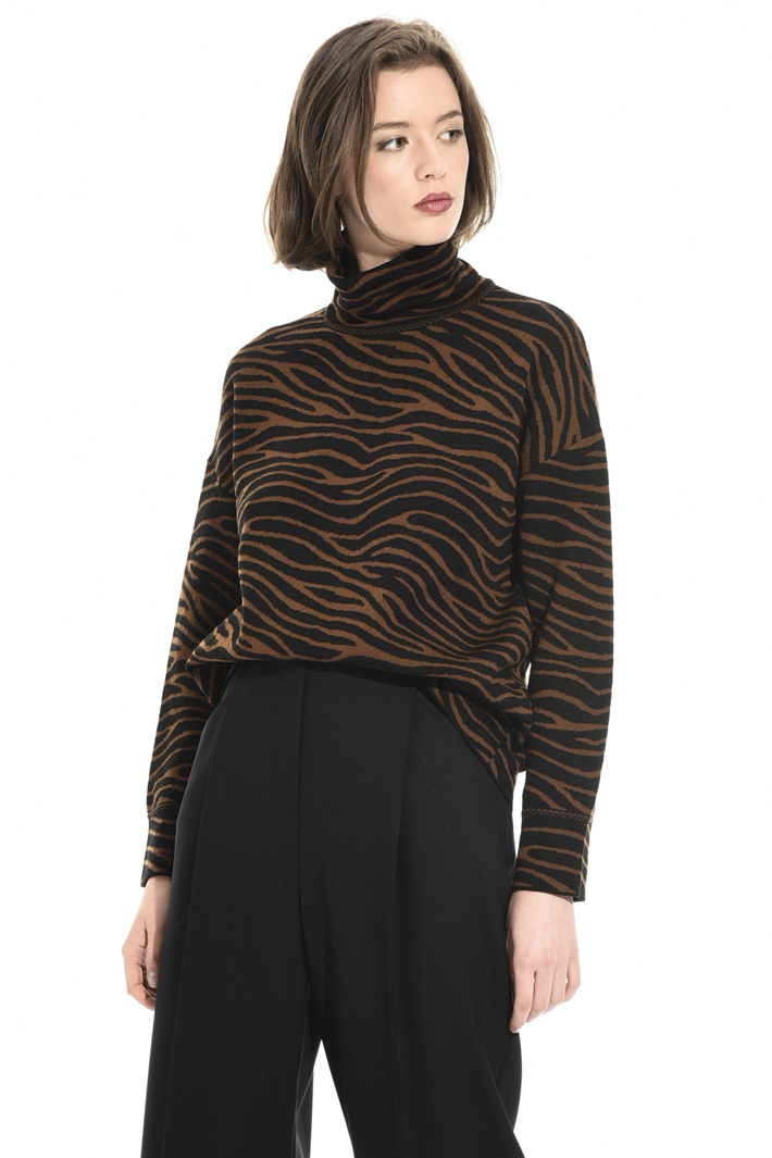 Jacquard wool sweater Intrend Jacquard wool sweater Intrend