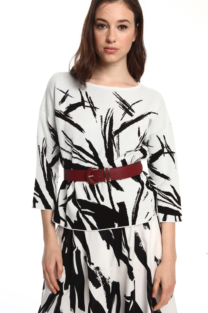 Jacquard sweater Intrend Jacquard sweater Intrend
