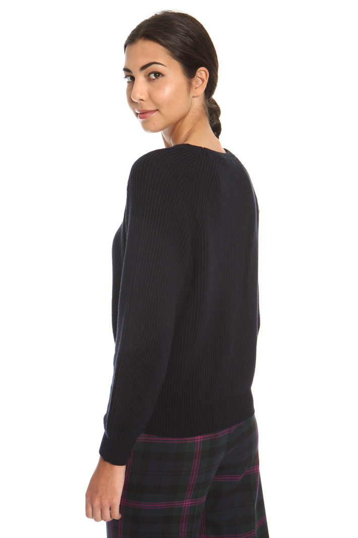 Wool and cotton blend sweater Intrend Wool and cotton blend sweater Intrend