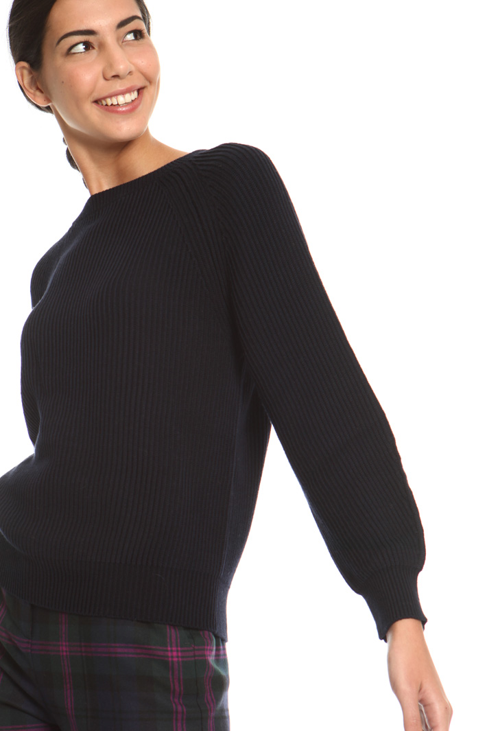 Wool and cotton blend sweater Intrend Wool and cotton blend sweater Intrend