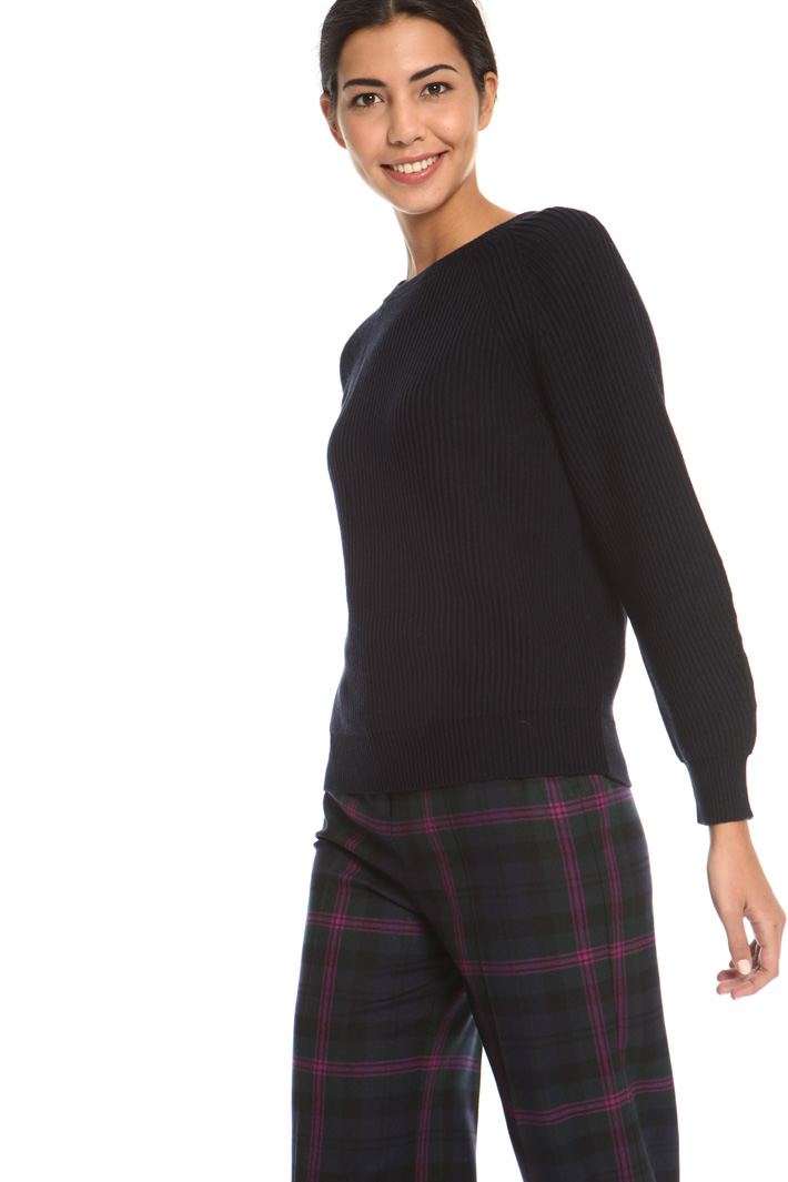Wool and cotton blend sweater Intrend Wool and cotton blend sweater Intrend