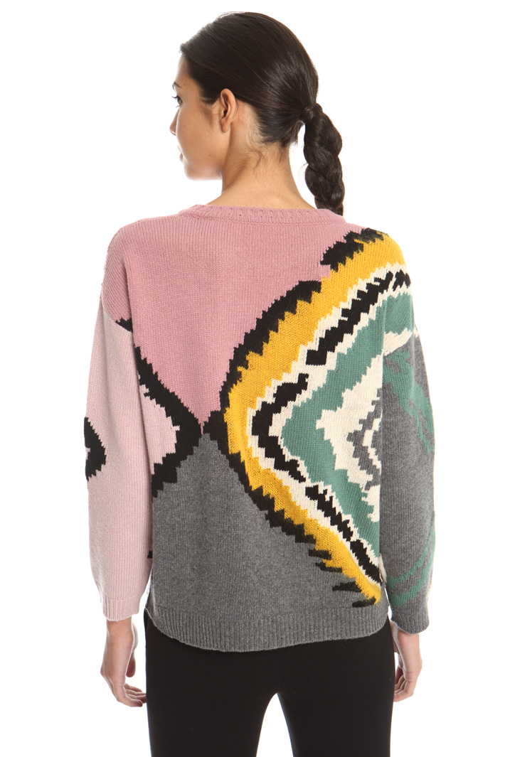 Jacquard wool sweater Intrend Jacquard wool sweater Intrend