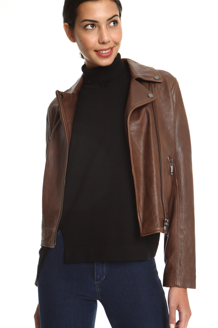 Real leather biker jacket Intrend Real leather biker jacket Intrend