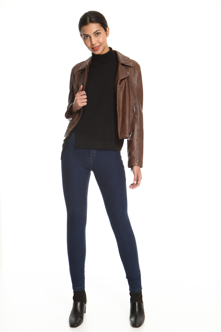 Real leather biker jacket Intrend Real leather biker jacket Intrend