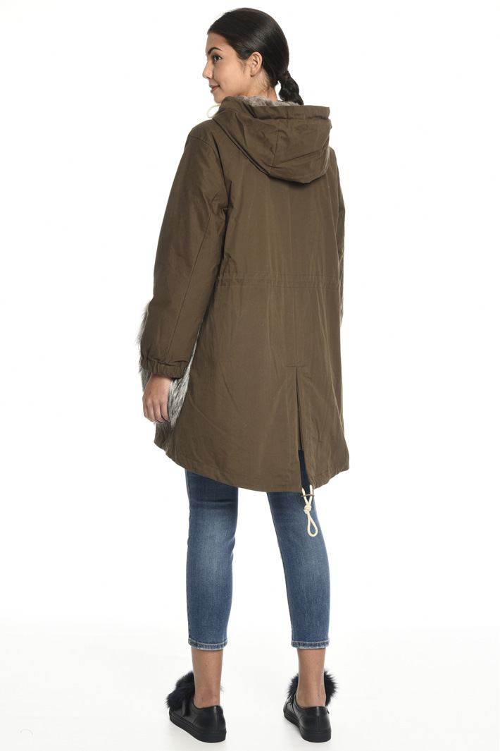 Parka with fur pockets Intrend Parka with fur pockets Intrend