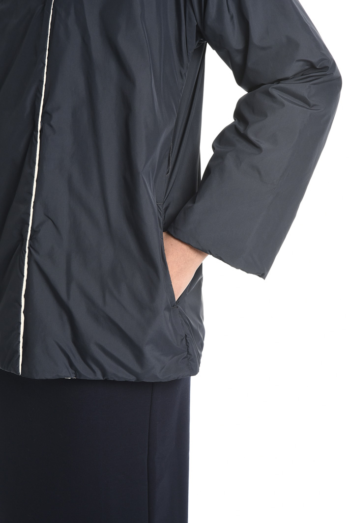 Puffer jacket with stole Intrend Puffer jacket with stole Intrend