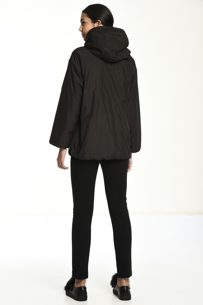 Puffer jacket with stole Intrend Puffer jacket with stole Intrend