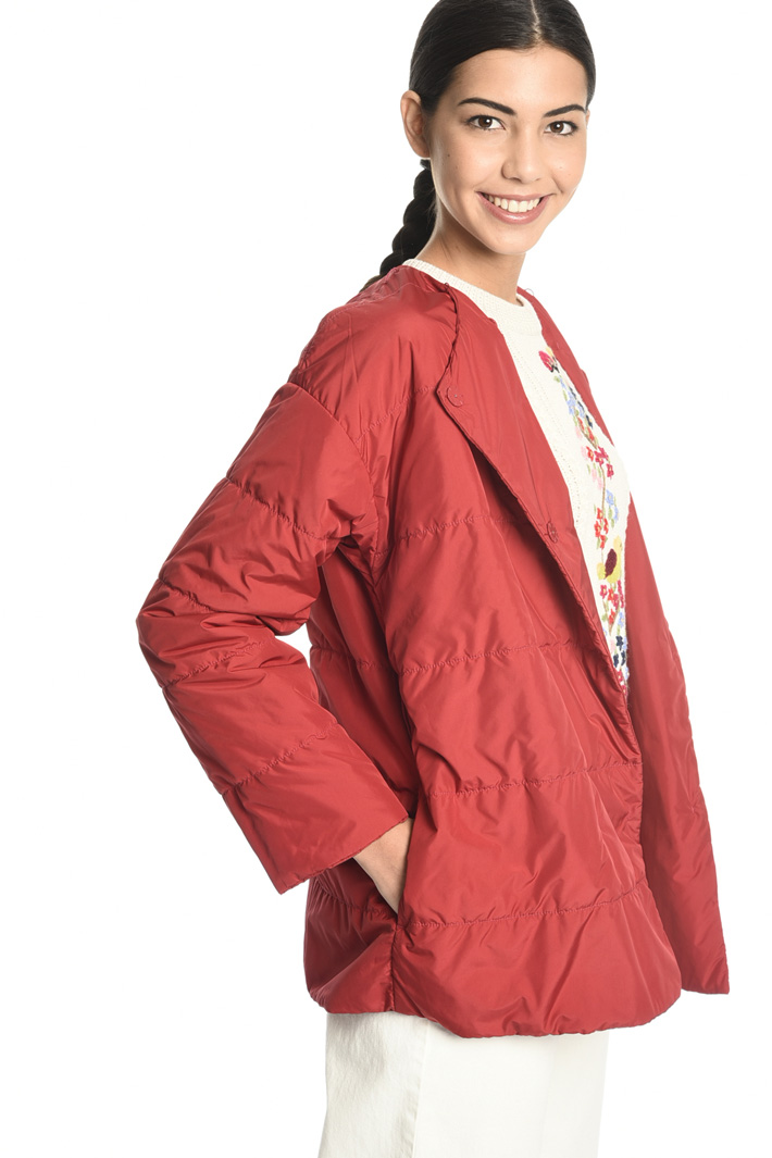 Puffer jacket with stole Intrend Puffer jacket with stole Intrend