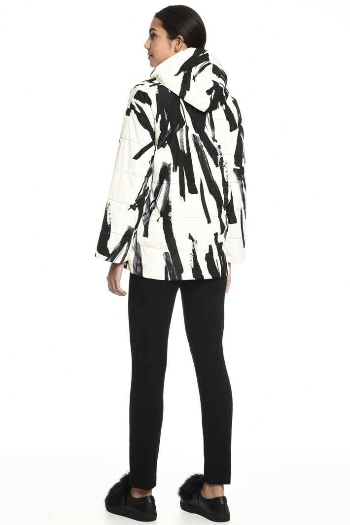 Puffer jacket with stole Intrend Puffer jacket with stole Intrend