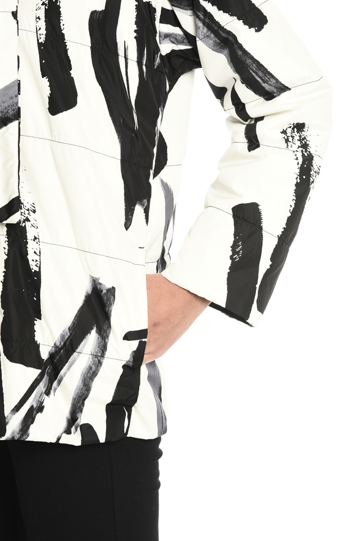Puffer jacket with stole Intrend Puffer jacket with stole Intrend