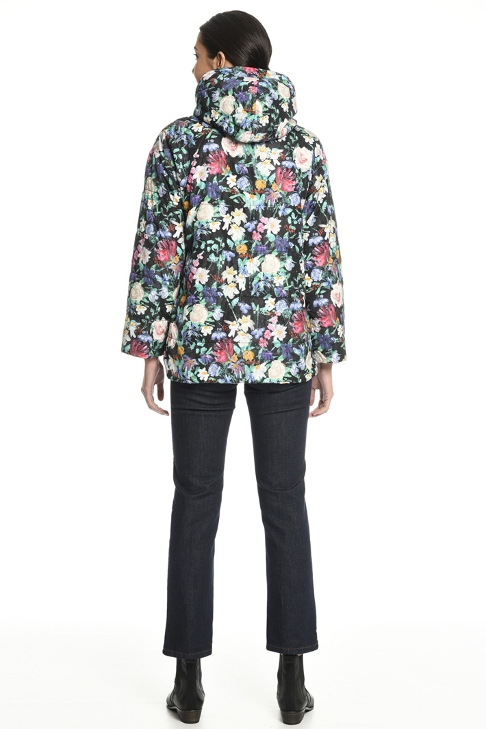 Puffer jacket with stole Intrend Puffer jacket with stole Intrend