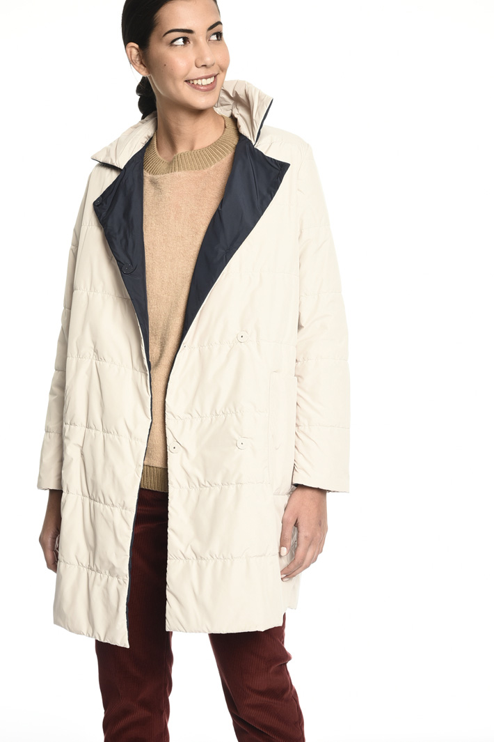 Puffer coat wit patch pockets Intrend Puffer coat wit patch pockets Intrend