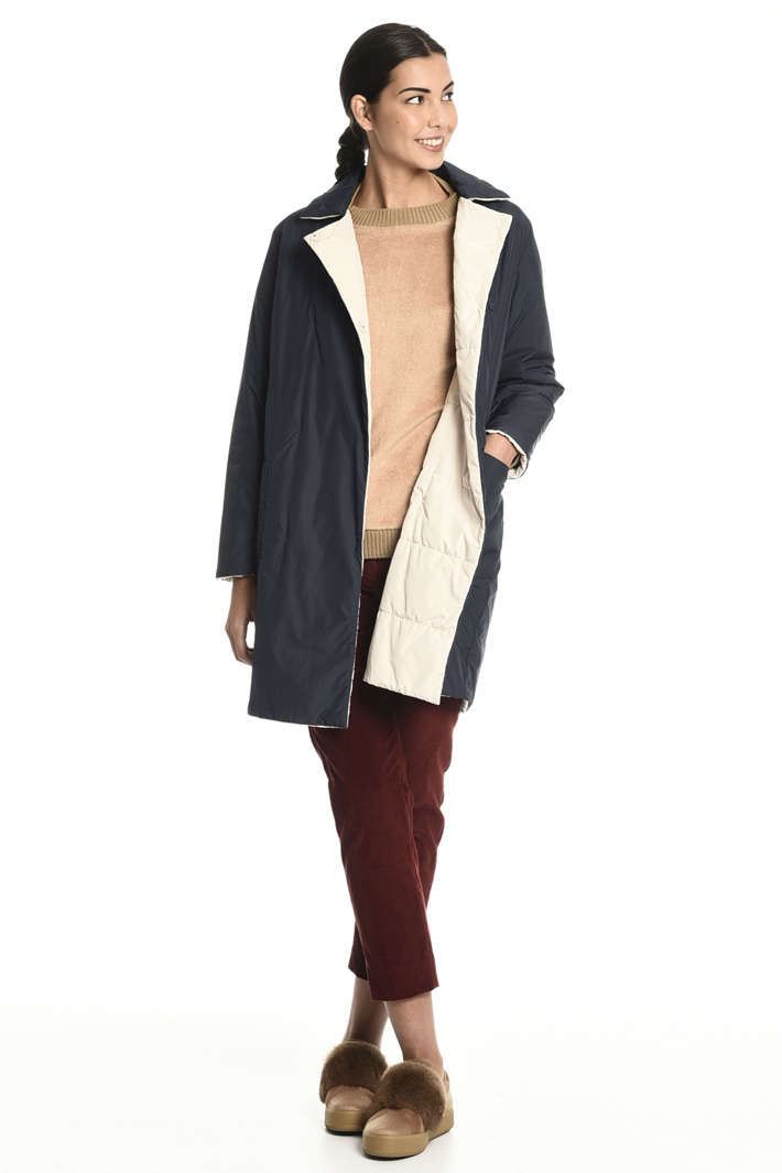 Puffer coat wit patch pockets Intrend Puffer coat wit patch pockets Intrend
