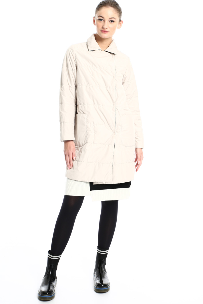 Puffer coat wit patch pockets Intrend Puffer coat wit patch pockets Intrend