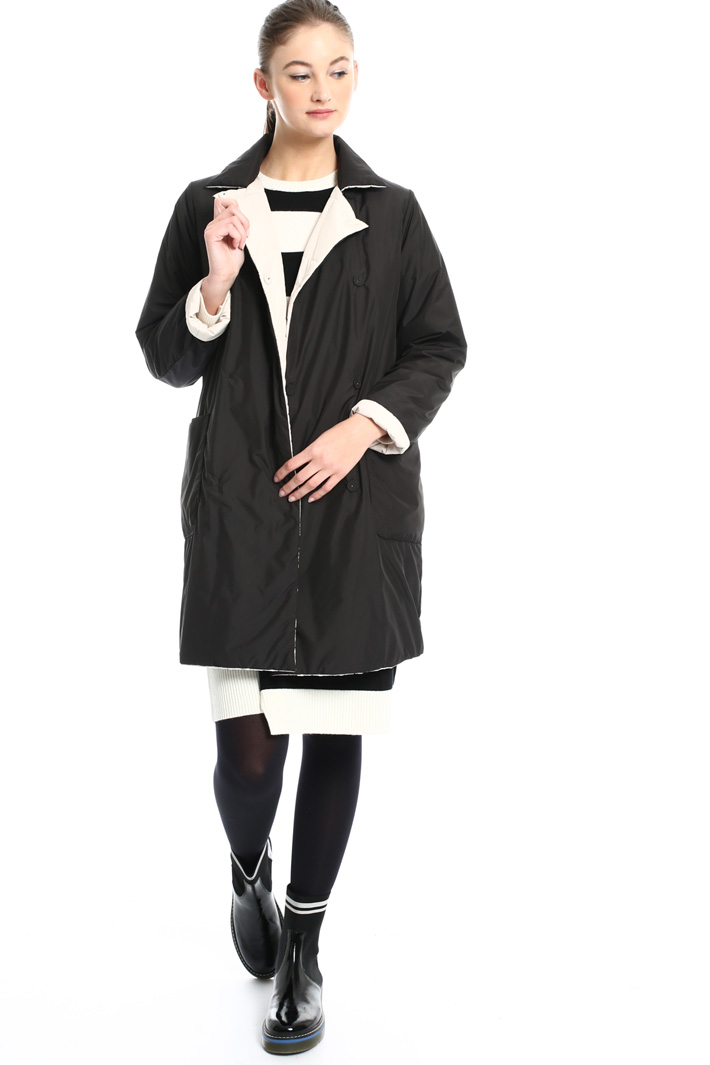 Puffer coat wit patch pockets Intrend Puffer coat wit patch pockets Intrend