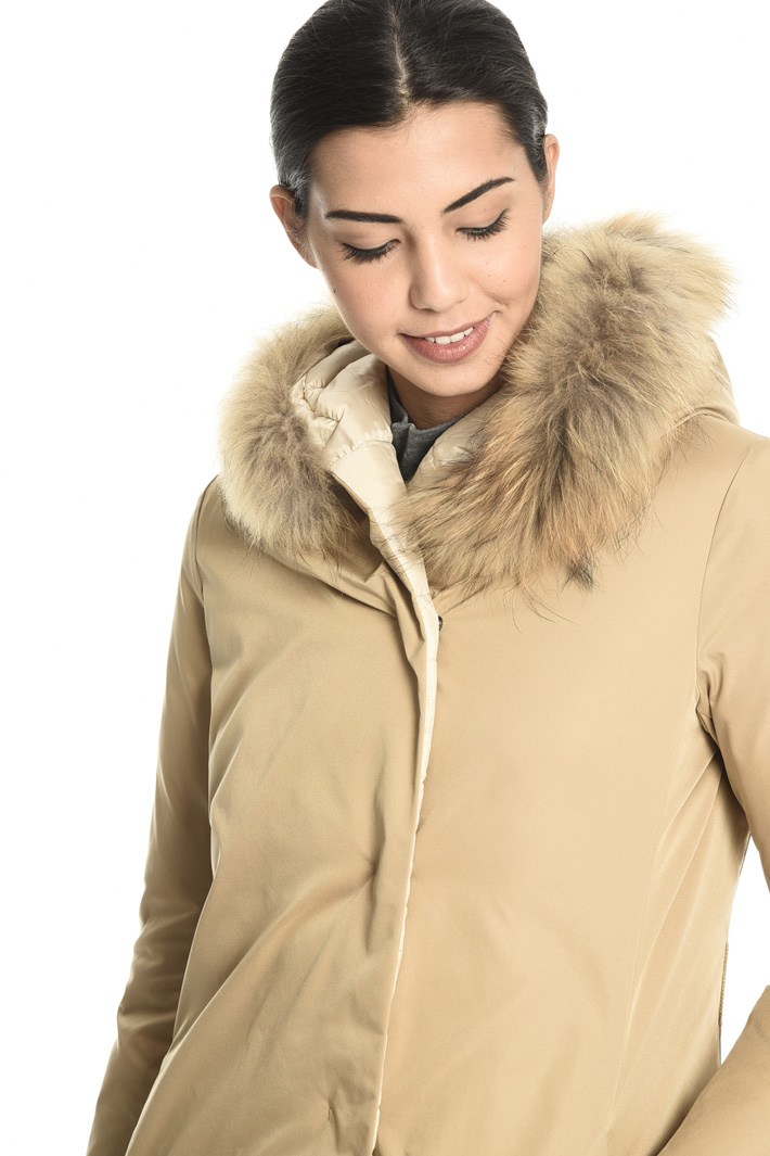 Fur trim puffer coat Intrend Fur trim puffer coat Intrend