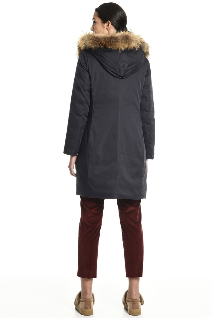 Fur trim puffer coat Intrend Fur trim puffer coat Intrend