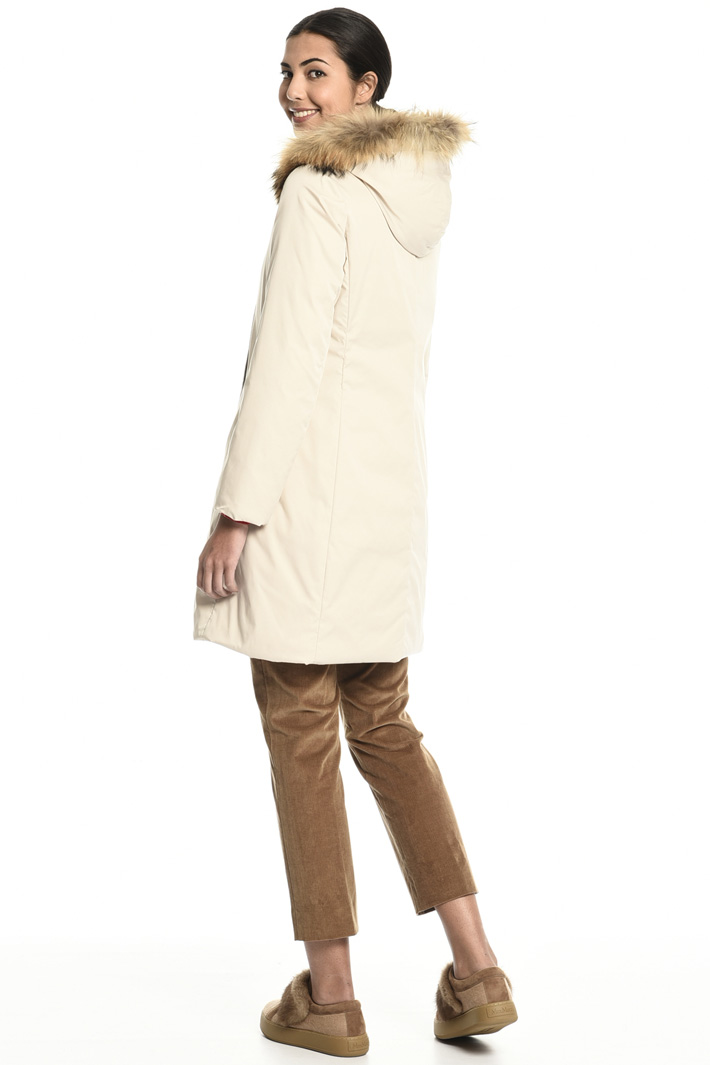 Fur trim puffer coat Intrend Fur trim puffer coat Intrend