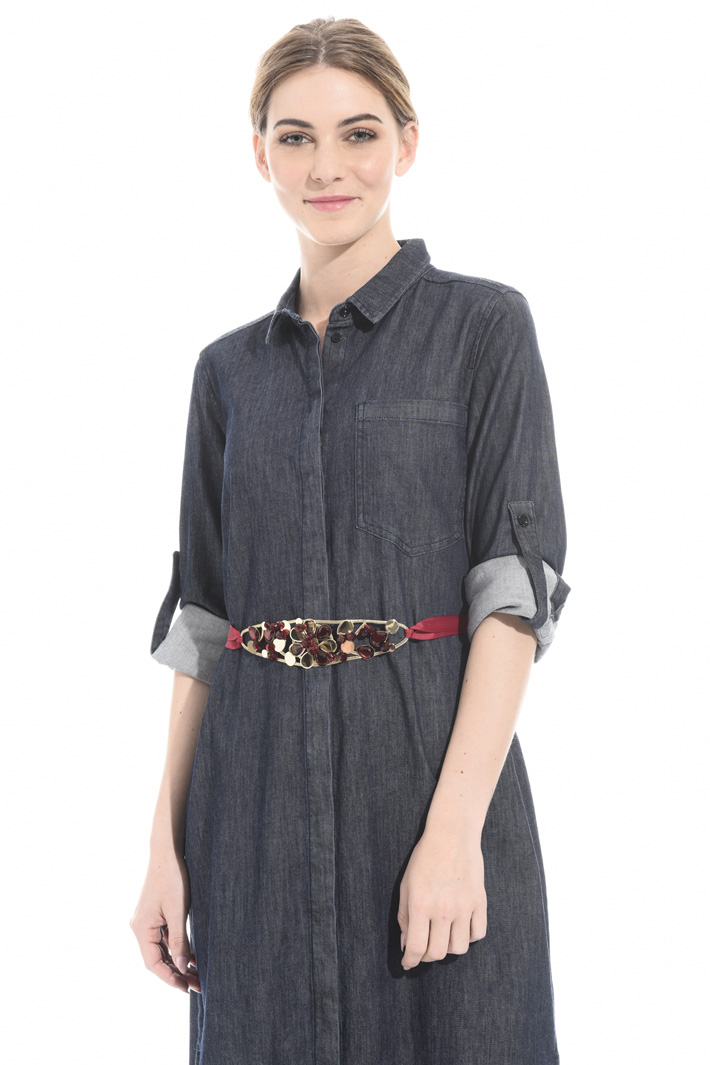 Grosgrain belt with jewel Intrend Grosgrain belt with jewel Intrend