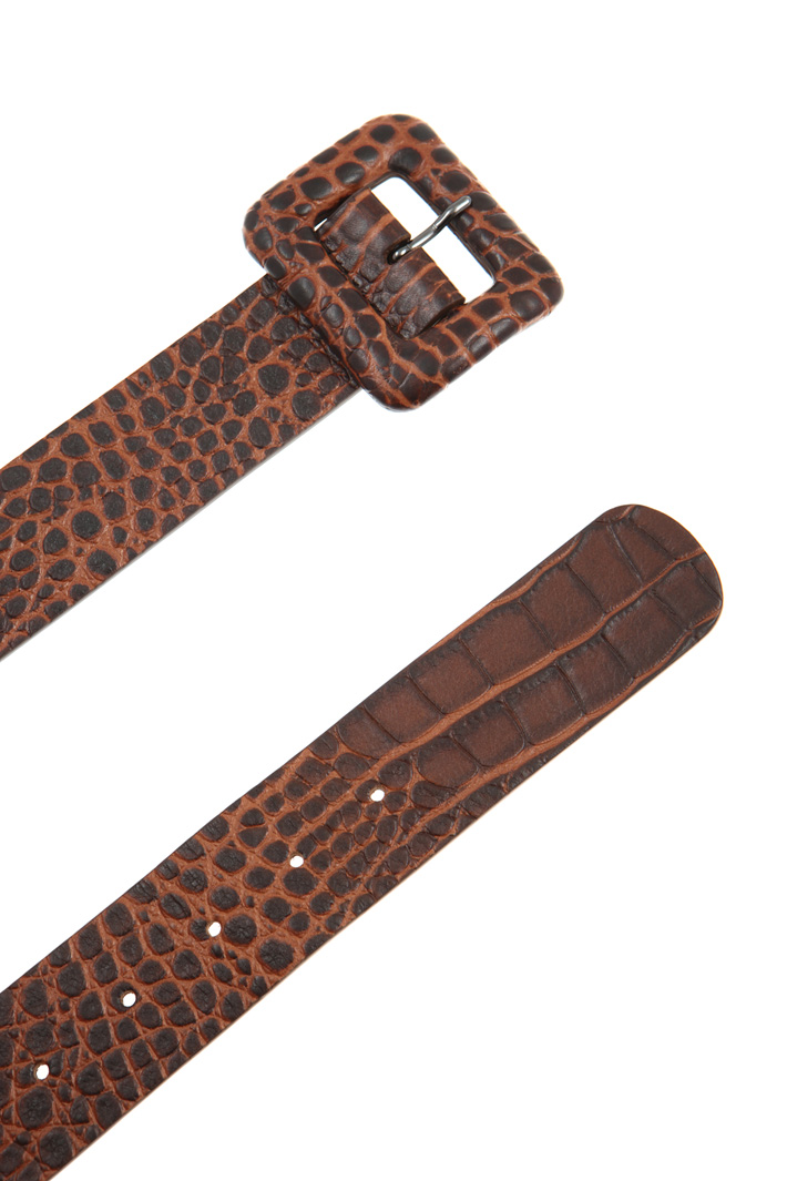 Leather belt Intrend Leather belt Intrend