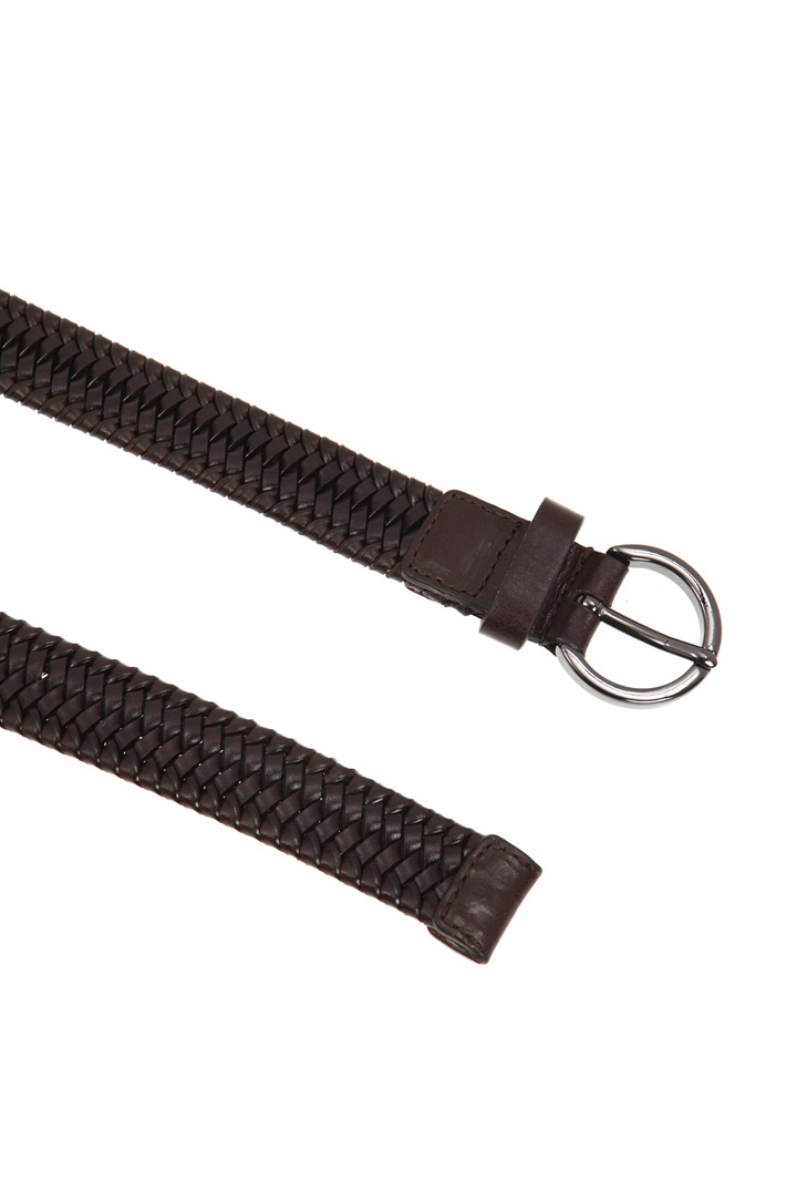 Braided leather belt Intrend Braided leather belt Intrend