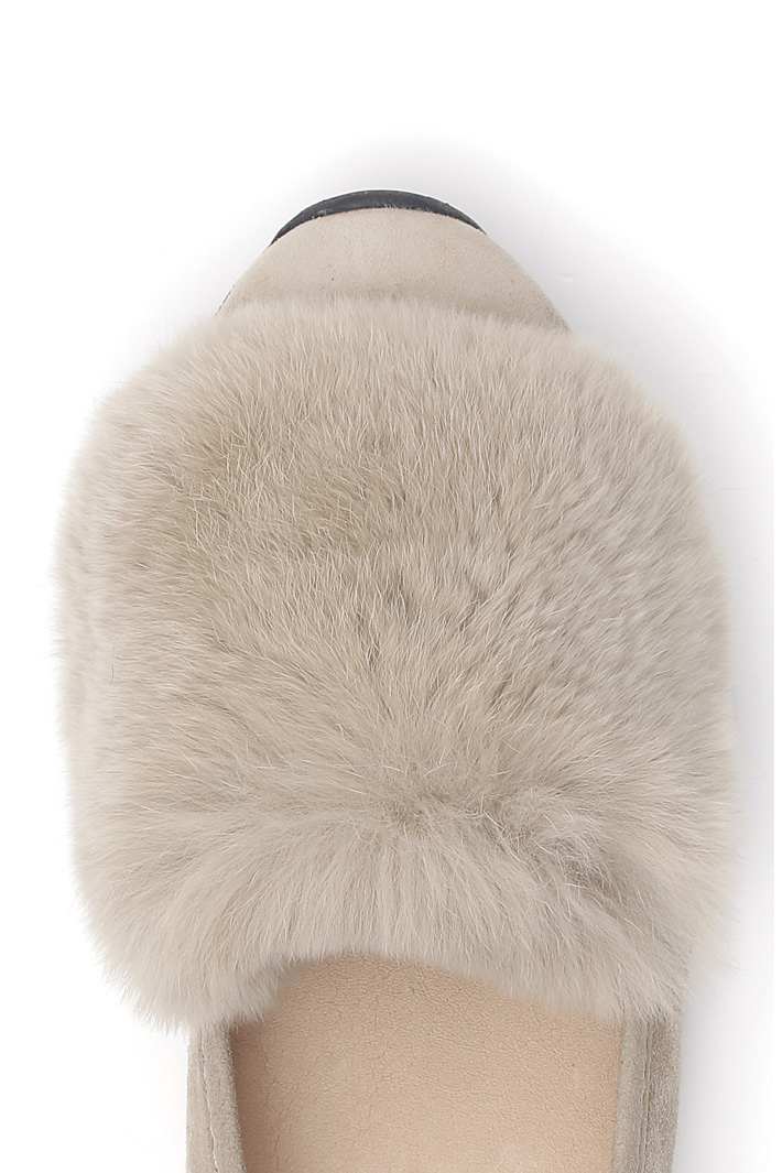 Moccasin with lapin detail Intrend Moccasin with lapin detail Intrend