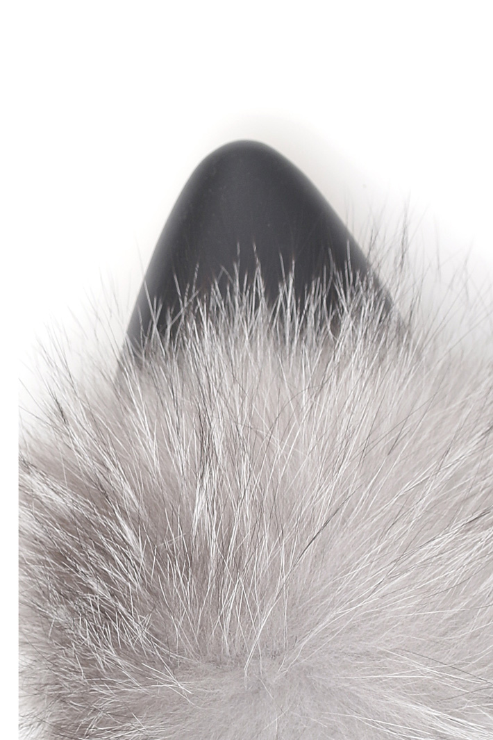 Fox fur sabot shoes Intrend Fox fur sabot shoes Intrend